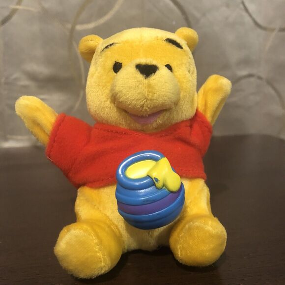 Winnie The Pooh Piglet Tigger 4” Wind Plush Toys Fisher Price Disney Not Working - Picture 11 of 16